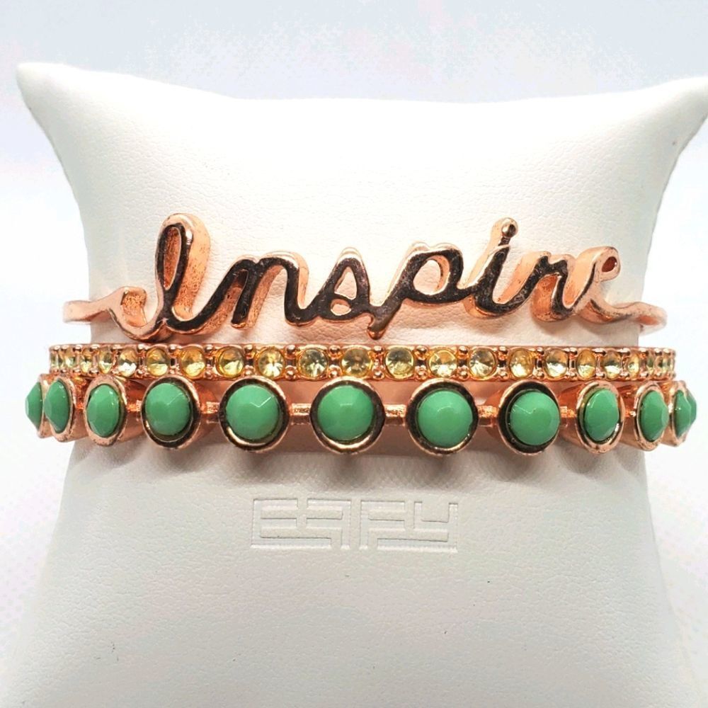 Jessica Simpson Inspire Bangle Bracelet Set